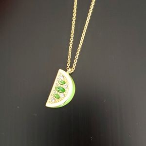 NWT kate spade lime necklace